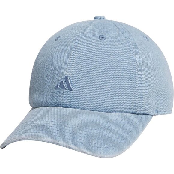 Adidas Women\'s Light Blue Denim Saturday Baseball Adjustable Cotton Athletic Hat main image 5